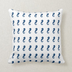 Seahorse Throw Pillow