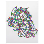 Seahorse w/ Butterfly Wings Letterhead Design