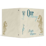 Seahorse Wedding Memories Binder