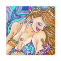 Seahorse Whisperer magnets by MartinArtStudio Seahorse Whisperer magnets