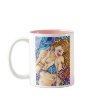 Seahorse Whisperer mugs by MartinArtStudio Seahorse Whisperer mugs