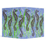 SEAHORSES 1" Binder