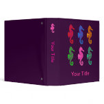 Seahorses 3 Ring Binders