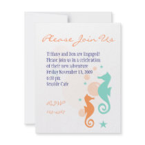 Seahorses invitations by trennea Seahorses invitations
