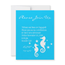 Seahorses invitations by trennea Seahorses invitations