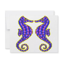 Seahorses invitations by Mustang_Lady Seahorses invitations