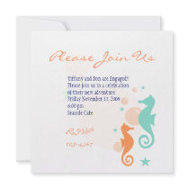 Seahorses invitations by trennea Seahorses invitations