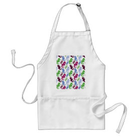 Seahorses Pattern Nautical Beach Theme Gifts Aprons