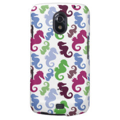 Seahorses Pattern Nautical Beach Theme Gifts Samsung Galaxy Nexus Cover