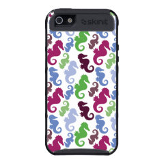 Seahorses Pattern Nautical Beach Theme Gifts iPhone 5 Cases