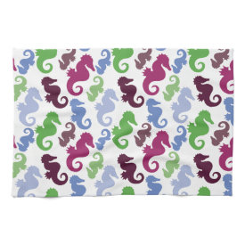 Seahorses Pattern Nautical Beach Theme Gifts Towels
