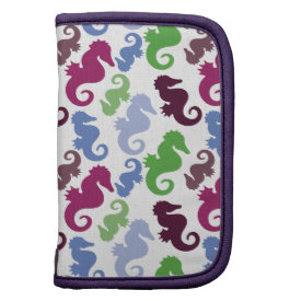 Seahorses Pattern Nautical Beach Theme Gifts Planners