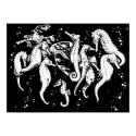 Seahorses Print by ouidamac Seahorses Print