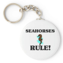 SEAHORSES Rule! Key Chain