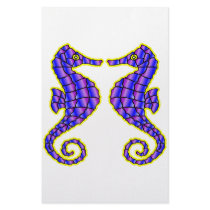 Seahorses stationery