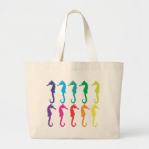 Seahorses Tote Bags