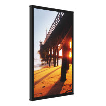 Seal Beach Pier 06 Wrapped Canvas canvas prints