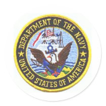 Seal Navy Stickers