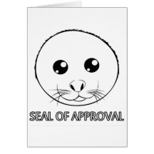 Seal of Approval Greeting Cards
