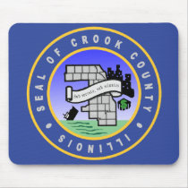 Seal Of Crook County Mouse Pad mousepads