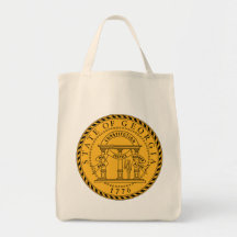 Seal of Georgia Tote Bag