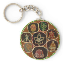SEAL of HEAL :  Karuna Reiki Emblem Keychain