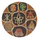 SEAL of HEAL :  Karuna Reiki Emblem Round Stickers