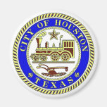 Seal of Houston Fridge Magnets