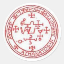 Seal of Michael Round Stickers