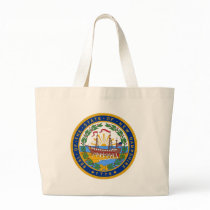 SEAL OF NEW HAMPSHIRE CANVAS BAGS
