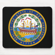 SEAL OF NEW HAMPSHIRE MOUSE MAT