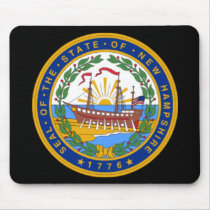 SEAL OF NEW HAMPSHIRE MOUSE MAT