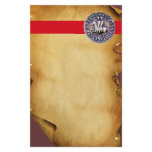 SEAL OF THE KNIGHTS TEMPLAR, Brown Parchment Customized Stationery