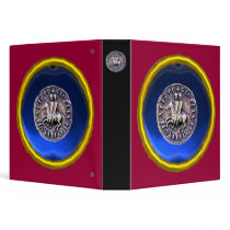 SEAL OF THE KNIGHTS TEMPLAR gem blue red Binders