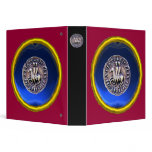 SEAL OF THE KNIGHTS TEMPLAR gem blue red Binders