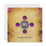 SEAL OF THE KNIGHTS TEMPLAR  gem purple Custom Announcements