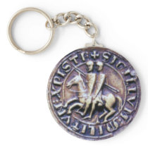 SEAL OF THE KNIGHTS TEMPLAR KEYCHAINS