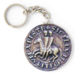 SEAL OF THE KNIGHTS TEMPLAR KEYCHAINS