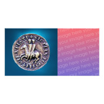 SEAL OF THE KNIGHTS TEMPLAR PHOTO GREETING CARD