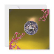 SEAL OF THE KNIGHTS TEMPLAR topaz yellow