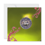 SEAL OF THE KNIGHTS TEMPLAR topaz yellow Personalized Invitation