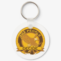 Seal of The People Decide keychains