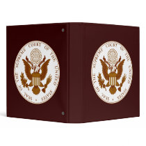 Seal Of The Supreme Court Binders