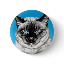 Seal Point Siamese buttons by TheGalacticGroundhog Seal Point Siamese buttons
