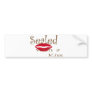 SEALED KISS BUMPER STICKERS