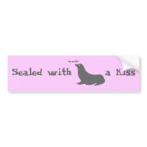 Sealed with a kiss bumper stickers by frimpy7 Sealed with a kiss bumper stickers