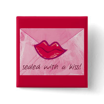 Sealed with a kiss buttons by aslentz Sealed with a kiss buttons