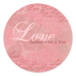 Sealed with a kiss - Love Sticker