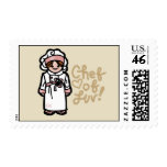 sealed with a kiss. postage stamp