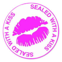 Sealed With A Kiss Sticker
